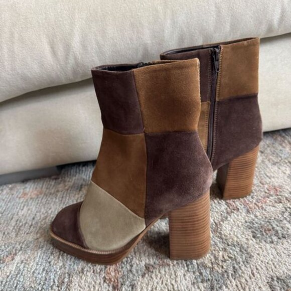 Suede Platform Ankle Boots - Picture 6 of 6